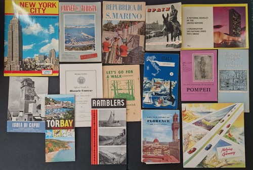 Vintage travel guides - vintage,