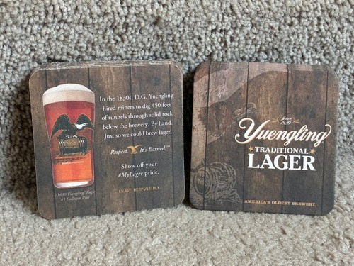 Beer coasters yuengling - 24,