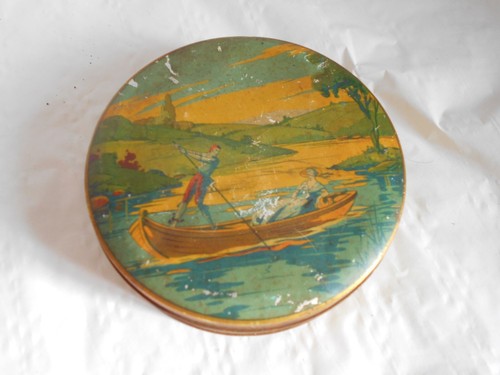 Vintage tin box french - box, 1930s