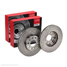 2x APEC Front Brake Discs For