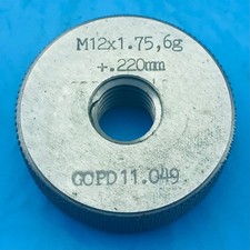 M12 x 1.75 Go Screw Thread Ring Gauge (1478)