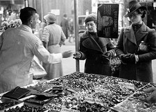 Shoppers at the sweet stall in