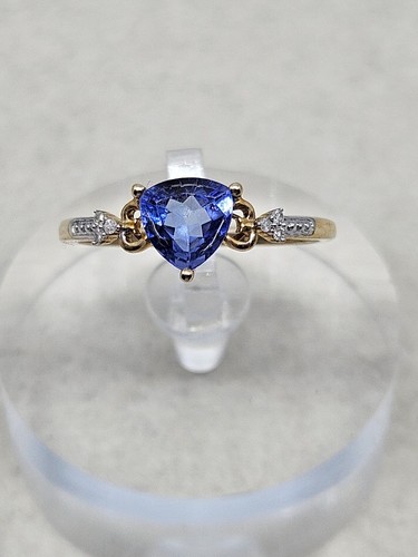 9kt gold tanzanite - gold,