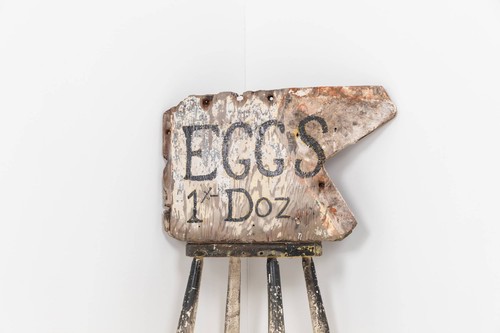 Primitive hand painted eggs - primitive,