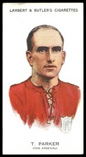 Lambert & Butler - 'Footballers 1930-31' (1930) - #28 - T. Parker (The Arsenal)