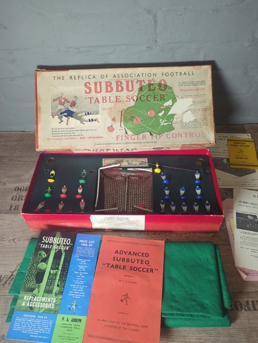 Subbuteo vintage 1950 table - subbuteo, 1950's
