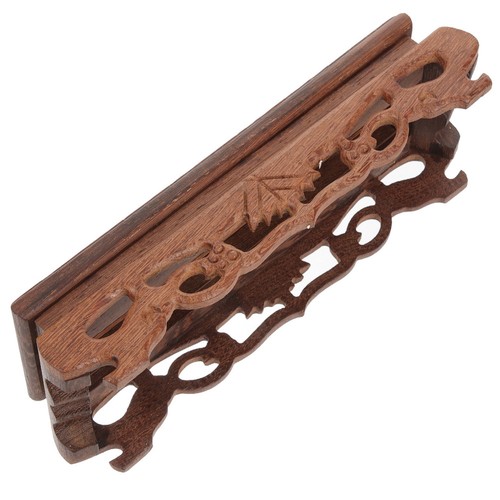 Wooden vase stand display base - wooden,