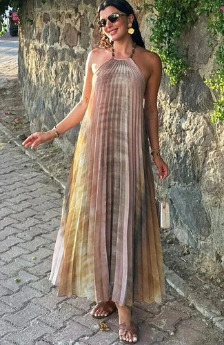 Zara pleated tie - tie, halter