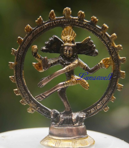 Shiva nataraja figurine brass - nataraja,