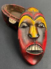 Polychrome Carved Wooden Box