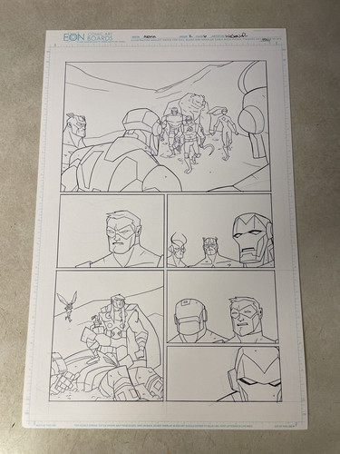 Avengers original comic - comic, art