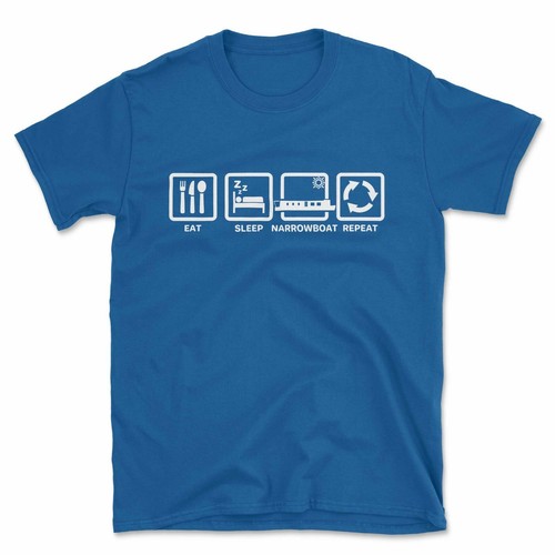Eat sleep narrowboat repeat - eat,