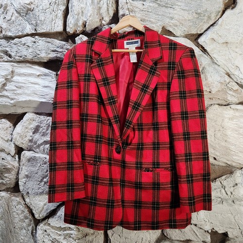 Vintage oversize blazer plaid - oversize,