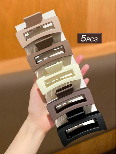 Pack 5cm large hair claw - large,