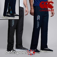 CANTERBURY UGLIES STADIUM OPEN HEM TRACKSUIT PANTS BOTTOMS NAVY BLACK