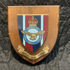 Rare/Vintage Royal Air Force Mess Wall Plaque/Shield-Hand-painted