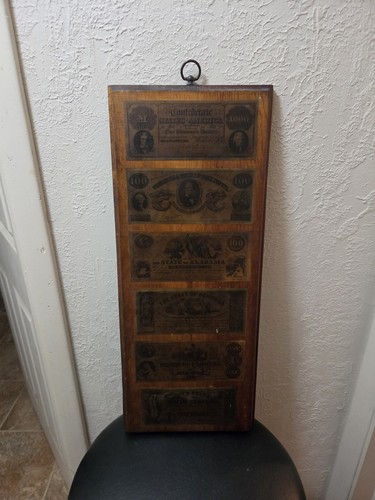 Vintage confederate currency - vintage,