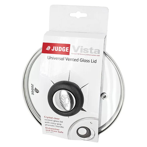 Judge vista 28cm glass lid - vista,