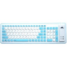 Portable Silent Silicone Keyboard USB Wired Soft Waterproof Silicone Keyboard.