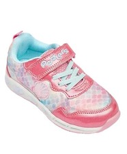 Podlers Toddlers Children Girls Mermaid Light Up Kids Pink Multi Trainers Shoes