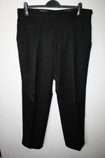 Vtg Daks black military stripe evening dress trousers W36 L31 Revival