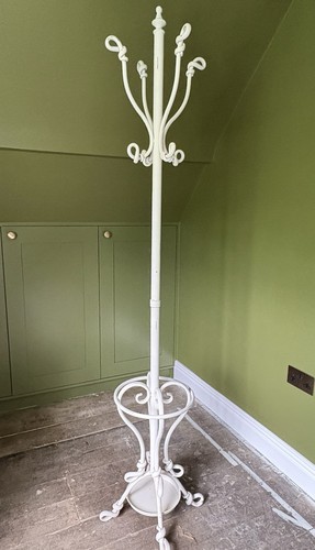 Cream metal coat - coat, shabby