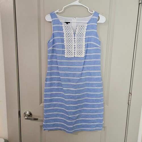 Talbots petites blue white - talbots,