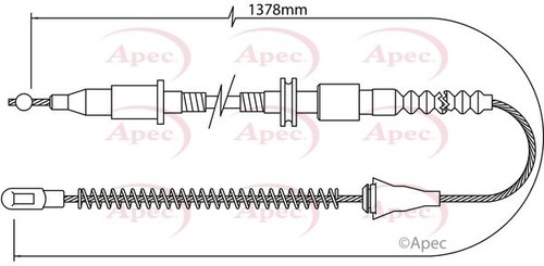 Parking brake cable pull apec - parking,