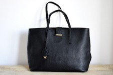 Whistles Large Black Leather