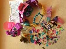 Polly Pocket Pony Stables, Car, Snow Sleigh and lots more