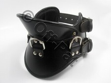 GENUINE LEATHER  NECK CORSET / COLLAR 