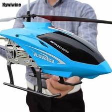 Rechargeable RC Helicopter Drone Outdoor Remote Control Aircraft Flying Kids Toy