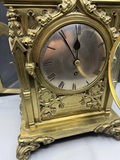 Antique Fusee Mantle Clock