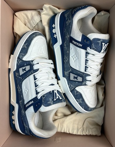 Louis vuitton denim trainers - louis,