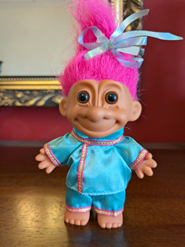 Vintage russ troll doll - doll,