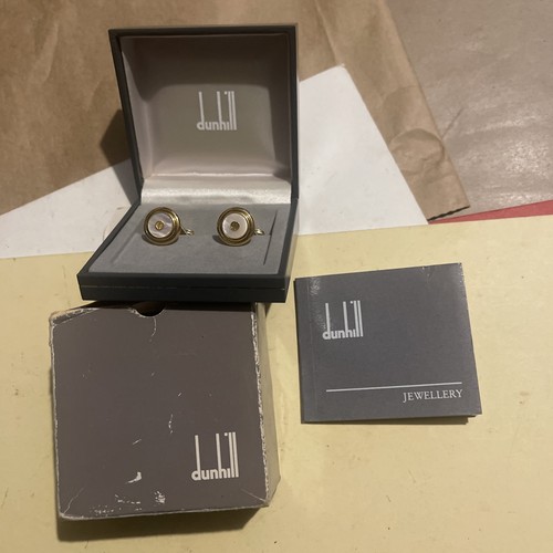 Dunhill gold plated and - dunhill,