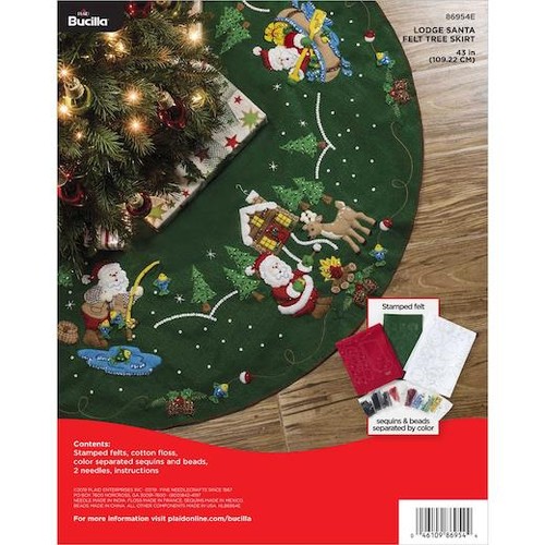 Bucilla felt applique tree - applique,