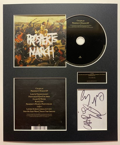 Coldplay signed autographed - coldplay,