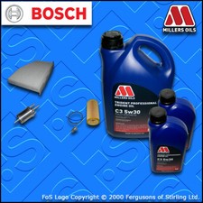 SERVICE KIT for AUDI A3 (8P) RS3 QUATTRO OIL FUEL CABIN FILTER +LL OIL 2011-2012