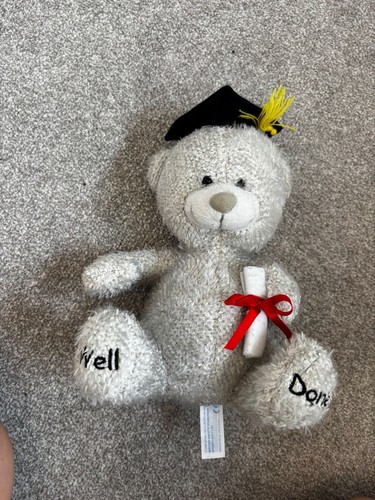 Grey teddy best graduation - grey,