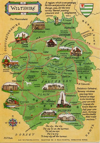 Wiltshire map - wiltshire,