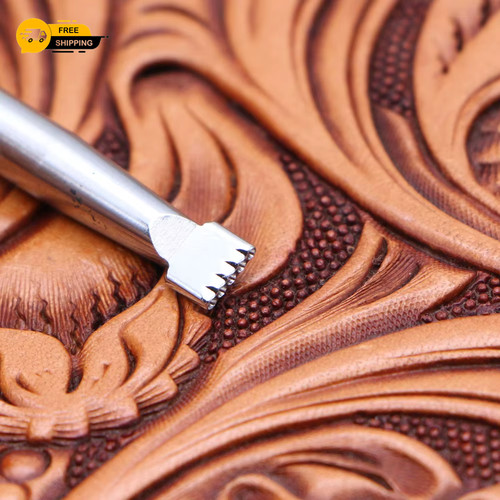 Leather work stamping tool - work,
