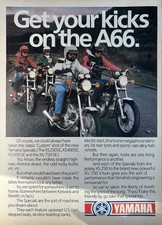 YAMAHA XS250SE / XS400SE / XS650SE / XV750SE - ORIGINAL 1981 ADVERT 28cm x 21cm