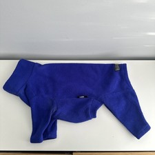 Equafleece Polartec Waterproof Dog Suit Coat - Size 22 Standard - Cobalt Blue