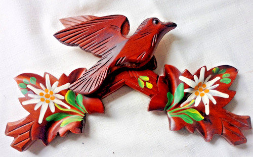 Vintage hand carved and