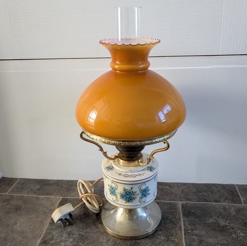 Vintage electric oil lamp - oil,