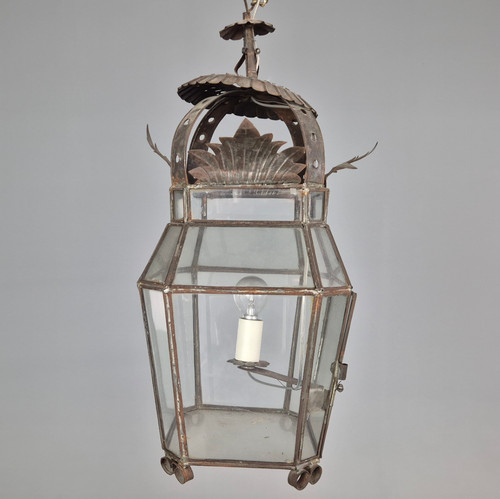 Antique french hall - antique, lantern