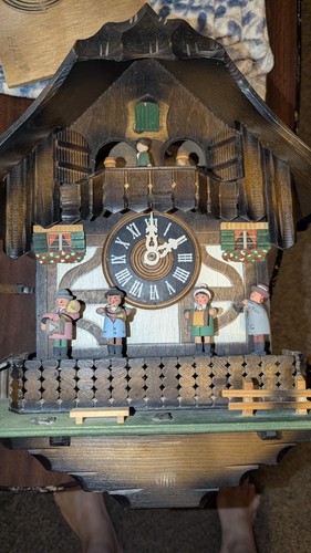 Vintage swiss musical cuckoo - swiss,