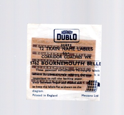 Hornby dublo the bournemouth - hornby,