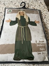 Kids Boys Girls Christmas Nativity Joseph Shepherd Villager Costume 5-6 Years